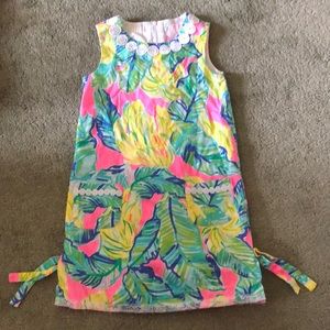Lilly Pulitzer girls sleeveless shift dress size 6